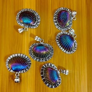 colorful Seashell Charms